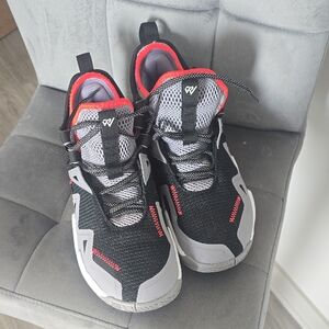 Jordan Westbtook One Take Black and Red Athletic Shoes